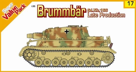 Cyber ​​​​Hobby 9117 Sd.Kfz.166 Brummbar de production tardive (1/35)
