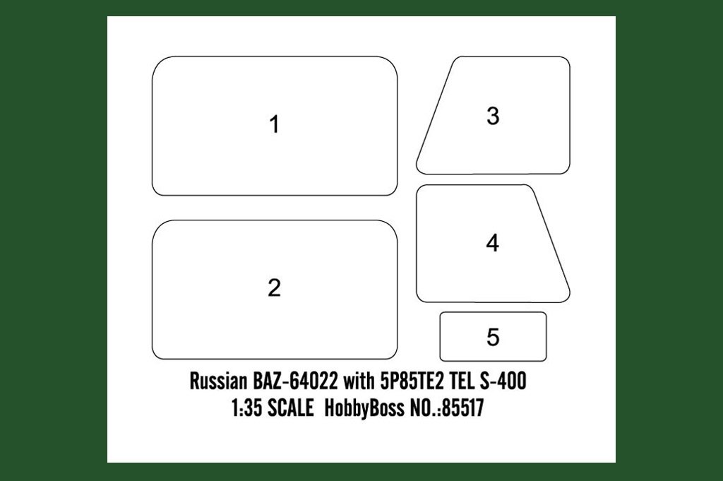 Hobby Boss 85517 BAZ-64022 russe avec TEL S-400 5P85TE2 (1/35) – image 4