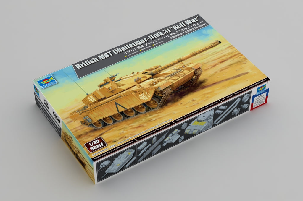 Trumpeter 09612 British MBT Challenger 1 (Mk.3) &amp;quot;Gulf War&amp;quot; 1/35 – imagen 2