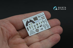 Quinta Studio QD48467 Macchi MC.200 Saetta (Late) 3D-Printed coloured Interior on decal paper (Italeri/Tamiya) 1/48 – imagen 4