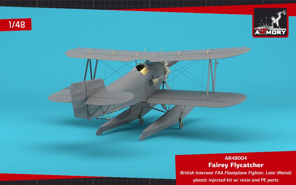 Armory Models 48004 Fairey Flycatcher British Interwar FAA Floatplane Fighter, Late (Metal) 1/48 – immagine 17