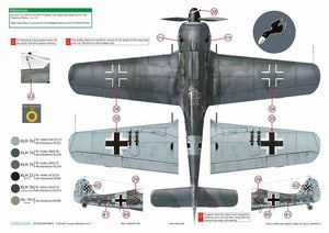Exito ED48004 DECALS Luftwaffe Ground Attackers vol.1 - Ju 87 D-3, Hs 129, Fw 190F-8 1/48 – Bild 8