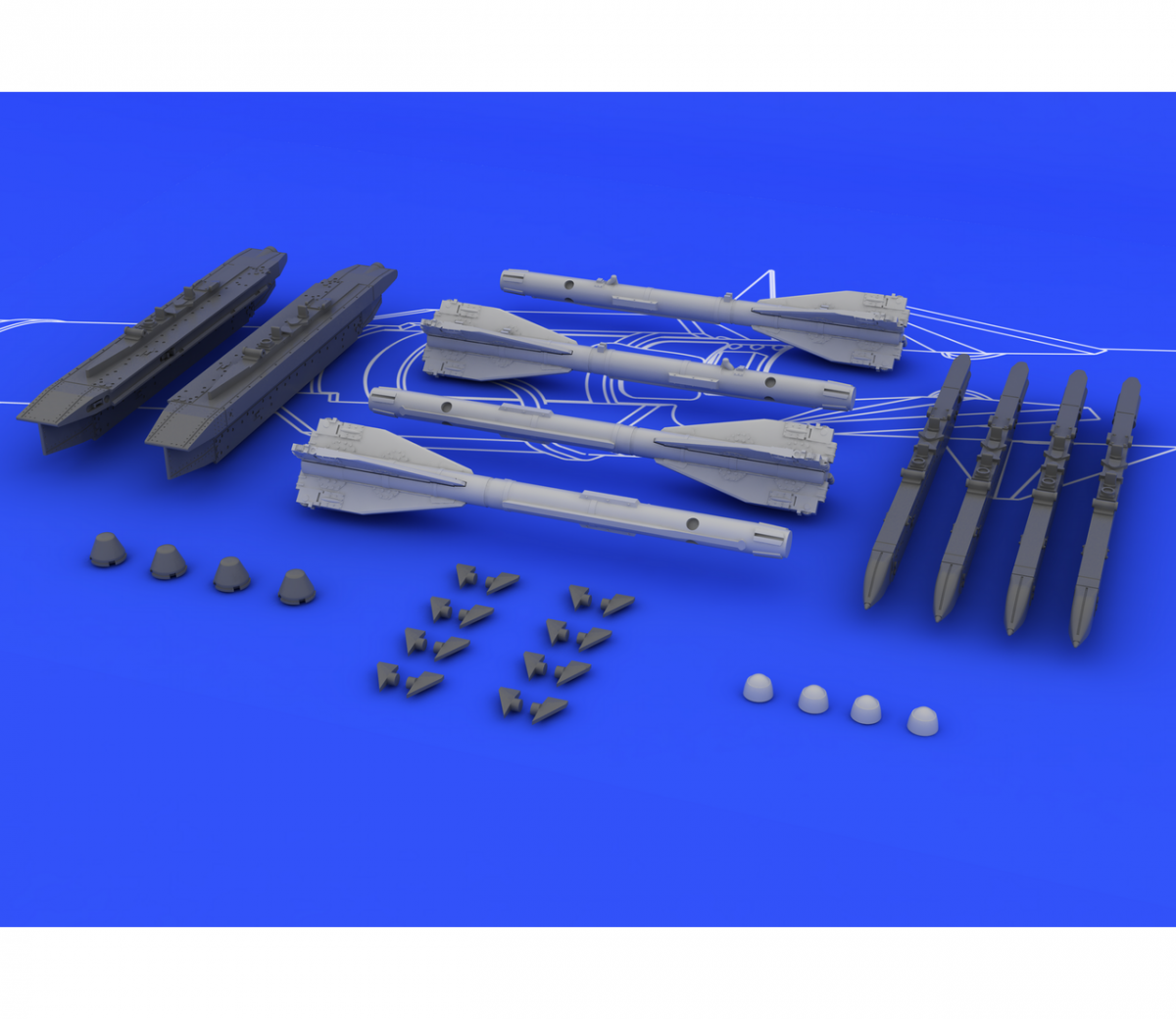 Ensemble d&amp;#39;armes Eduard SIN64822 MiG-21MF au 1/48  – image 3