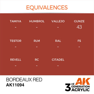 AK Interactive AK11094 ROUGE DE BORDEAUX – STANDARD 17 ml – image 3