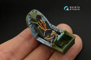 Quinta Studio QD48249 Su-25 3D-Printed &amp;amp; coloured Interior on decal paper (Zvezda) 1/48 – immagine 2