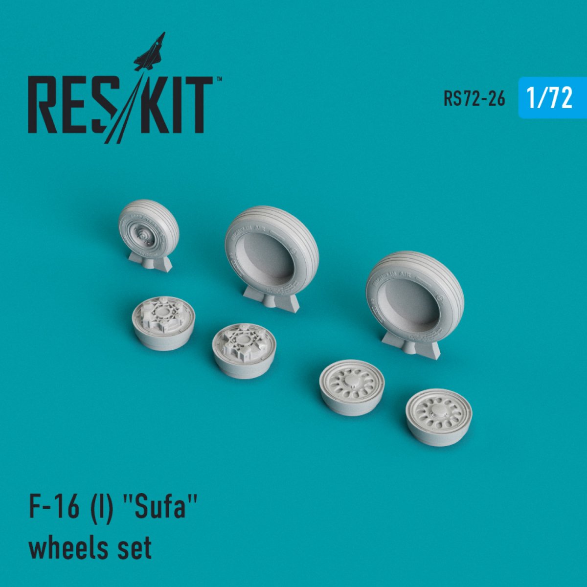 RESKIT RS72-0026 F-16I "SUFA" WHEELS SET 1/72