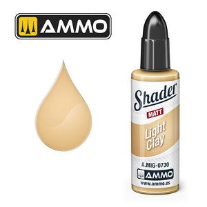AMMO of Mig Jimenez A.MIG 0730 Light Clay Shader Matt