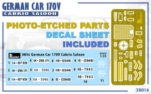 MiniArt 38016 GERMAN CAR 170V CABRIO SALOON 1/35 – imagen 13