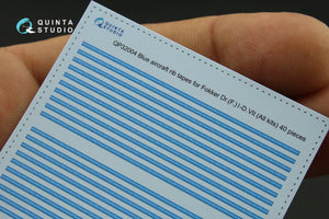 Quinta Studio QP32004 Blue rib tapes Fokker Dr. (F.)I-D.VII (for All kit) 1/32 – imagen 3
