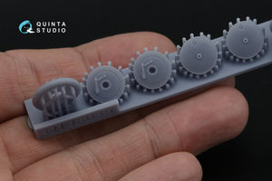 Quinta Studio QT48035 I-16 Wheels (early type) with separate hubs and weighted tires (all kits) 1/48 – zdjęcie 6