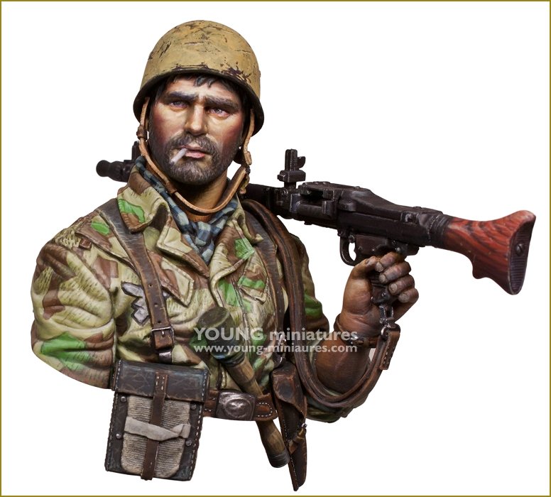 Young Miniatures YM1892 WWII German Paratroopers 1/10 – Bild 2