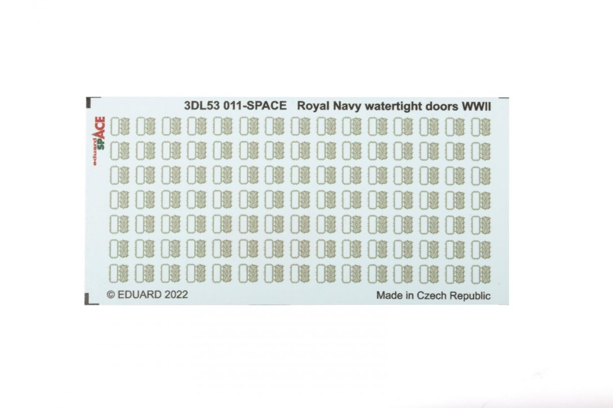 Eduard 3DL53011 Royal Navy watertight doors WWII SPACE 1/350