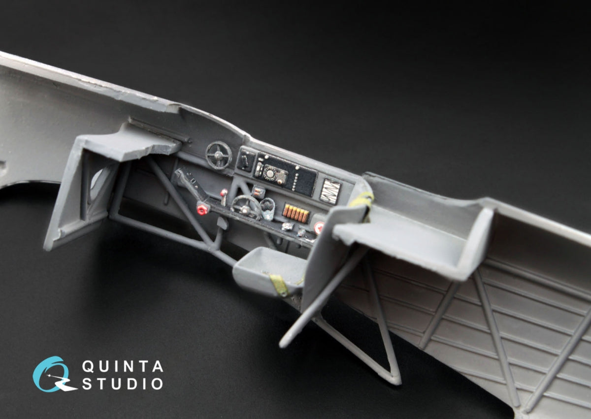 Quinta Studio QD48004 Yak-1B (late production) 3D-Printed &amp;amp; coloured Interior on decal pape (for all kits) 1/48 – imagen 12
