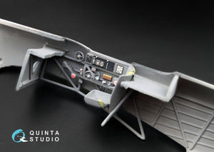 Quinta Studio QD48004 Yak-1B (late production) 3D-Printed &amp;amp; coloured Interior on decal pape (for all kits) 1/48 – imagen 12