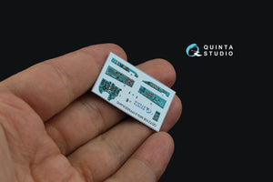 Quinta Studio QD72108 MiG-21PFM Emerald panels 3D-Printed &amp;amp; coloured Interior on decal paper (Eduard) 1/72 – immagine 5