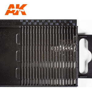 AK Interactive AK9015 MICROBOX HSS DRILL BITS (0.3 -1.6) – zdjęcie 2