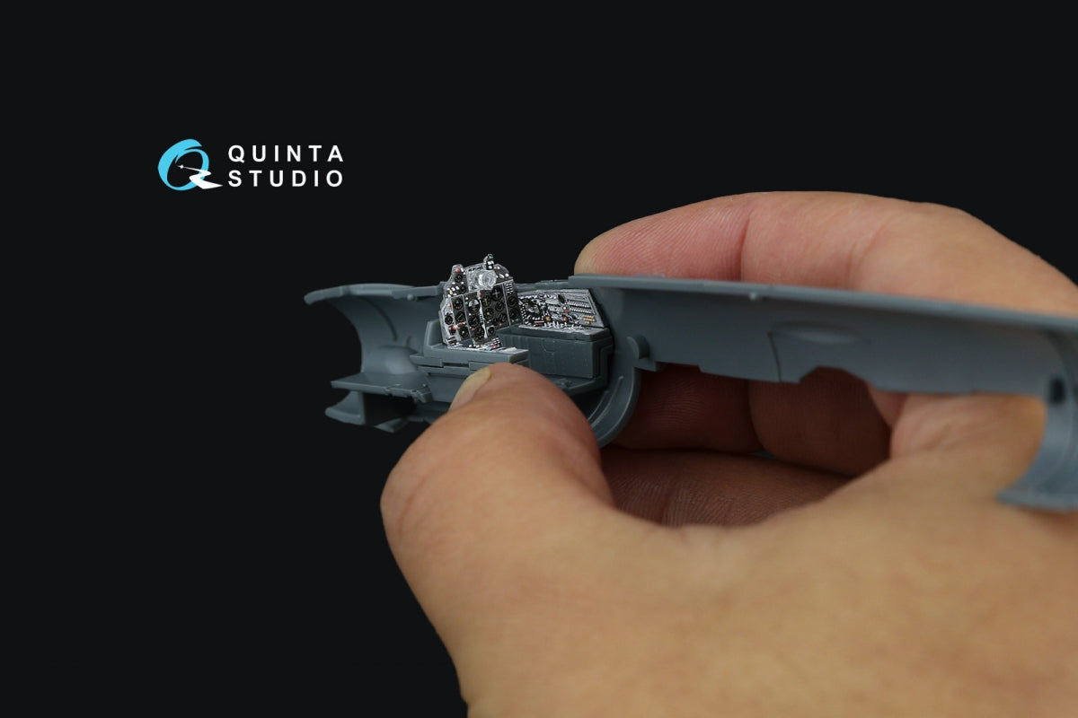 Quinta Studio QD72109 MiG-21PFM Gray panels 3D-Printed &amp;amp; coloured Interior on decal paper (Eduard) 1/72 – imagen 8