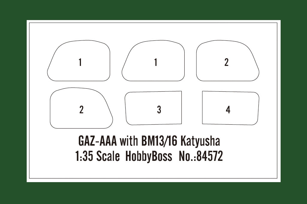 Hobby Boss 84572 GAZ-AAA with BM13/16 Katyusha 1/35 – imagen 13