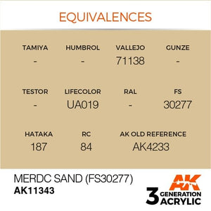 AK Interactive AK11343 MERDC Sand (FS30277) 17ml – zdjęcie 3