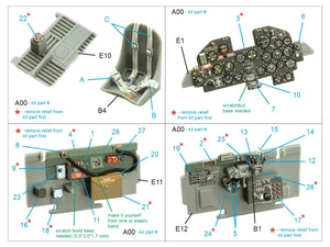 Quinta Studio QD48336 P-47D Thunderbolt Razorback 3D-Printed &amp;amp; colored Interior on decal paper (Tamiya) 1/48 – image 2