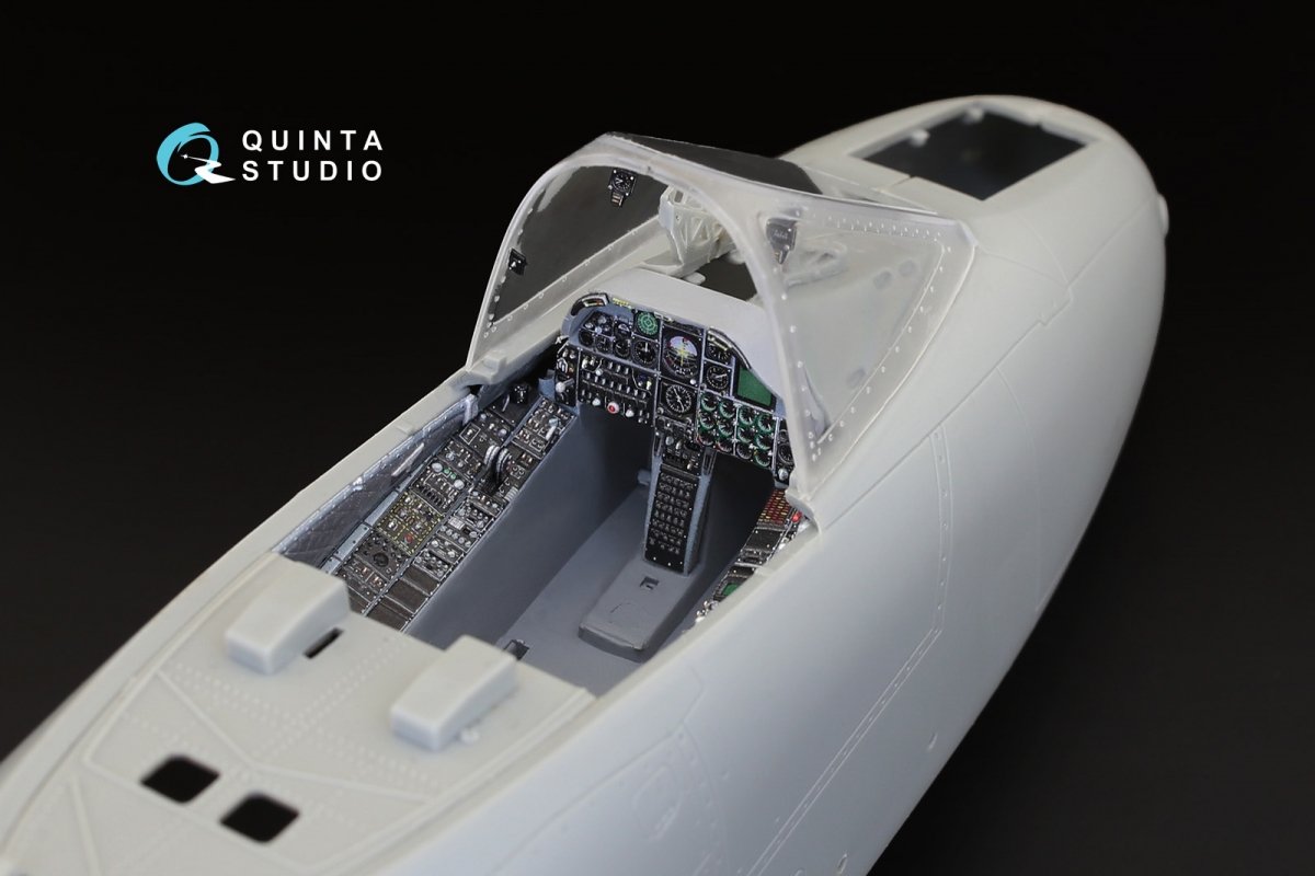 Quinta Studio QD32008 A-10A 3D-Printed &amp;amp; coloured Interior on decal paper (for Trumpeter kit) 1/32 – immagine 7
