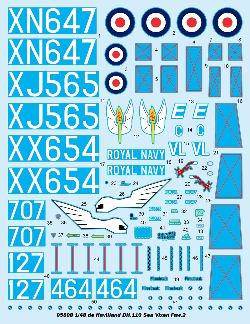 Trumpeter 05808 de Havilland DH.110 Sea Vixen Faw.2 1/48 – image 4
