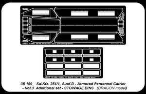 Aber 35169 SD.Kfz. 251/1 Ausf. D cz.3 zasobniki boczne (DRA) 1/35 – zdjęcie 4