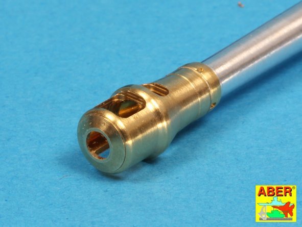 Aber 35L-036n German 7,5cmKwK42L/70 gun barrel with muzzle brake for Panther Ausf. G Late 1/35 – imagen 7