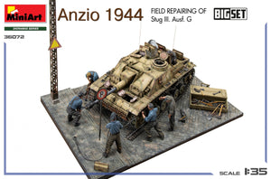 MiniArt 36072 Anzio 1944. Field Repairing of Stug III. Ausf. G. BIG SET 1/35 – imagen 8