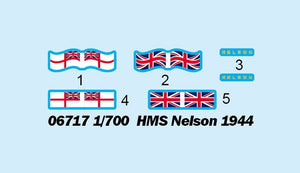 Trumpeter 06717 HMS Nelson 1944 1/700 – immagine 3