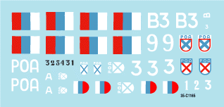Star Decals 35-C1165 Axis Tank Mix # 4 1/35 – Bild 2