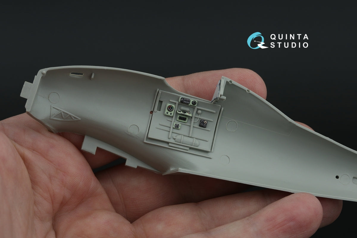 Quinta Studio QD48466 Macchi MC.200 Saetta (Early) 3D-Printed coloured Interior on decal paper (Italeri) 1/48 – imagen 10