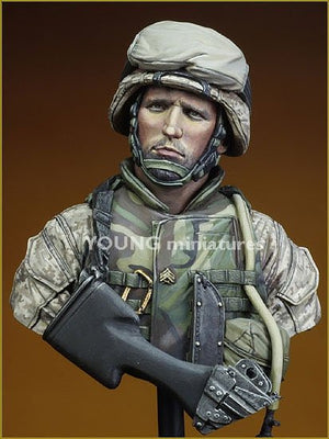 Young Miniatures YM1816 USMC Fallujah Iraq 2004 1/10