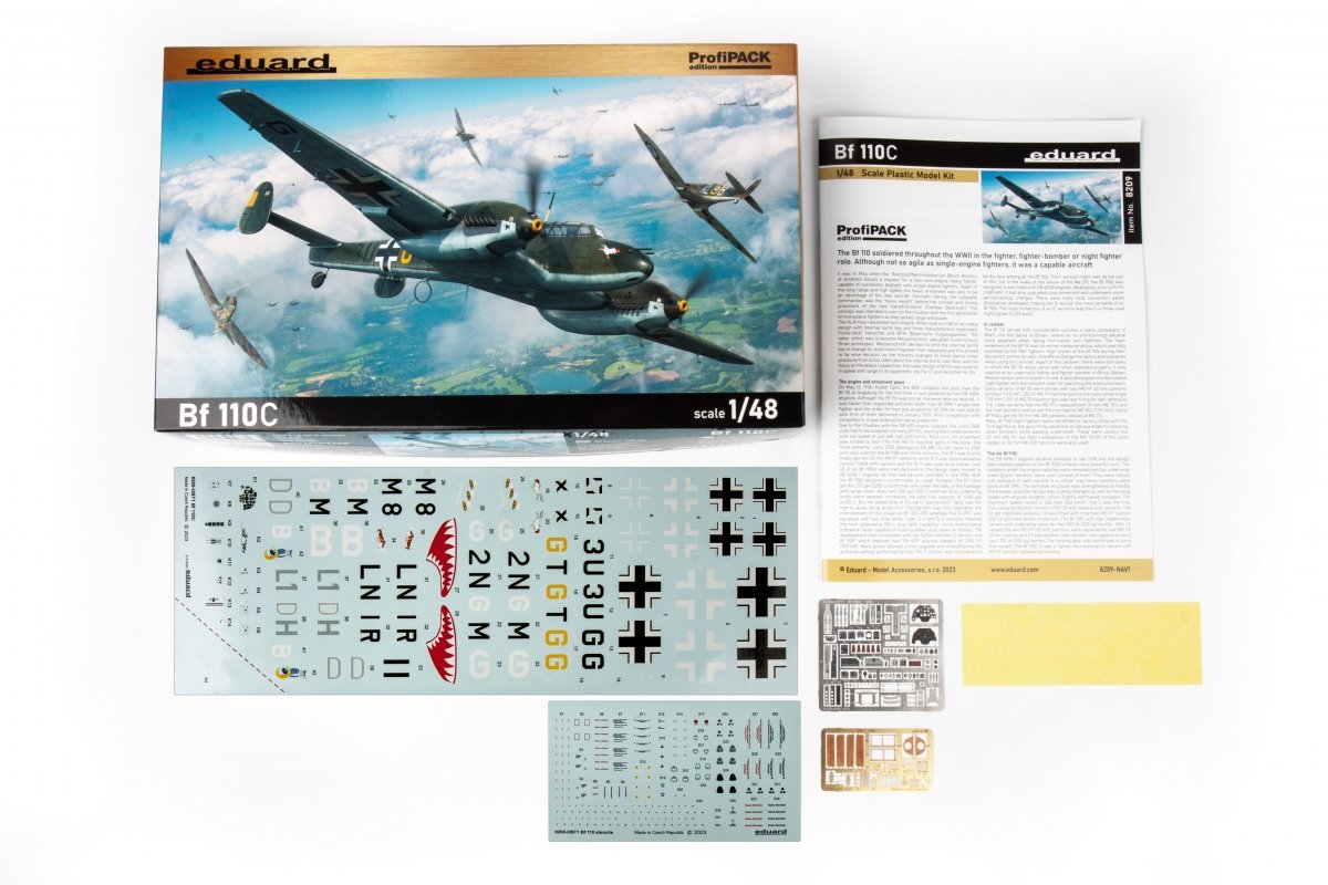Eduard 8209 Bf 110C 1/48 – zdjęcie 3