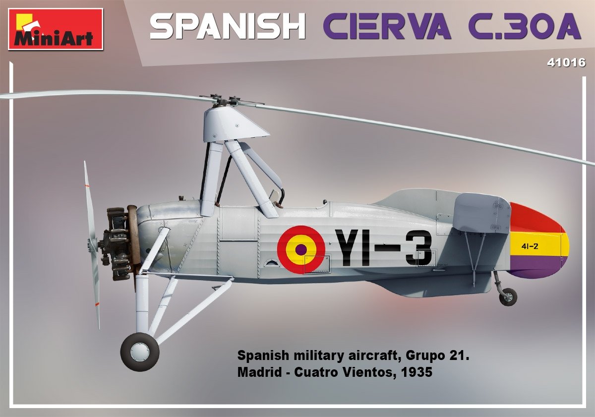 Miniart 41016 Spanish Cierva C.30A 1/35 – image 4