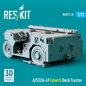 RESKIT RSK72-0018 A/S32A-49 (short) Deck Tractor (3D Printed model kit) 1/72 – immagine 3