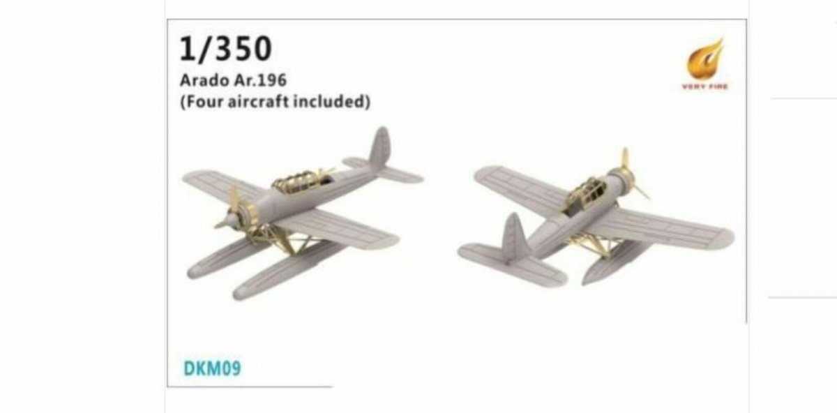 Very Fire DKM09 German Arado Ar 196 1/350