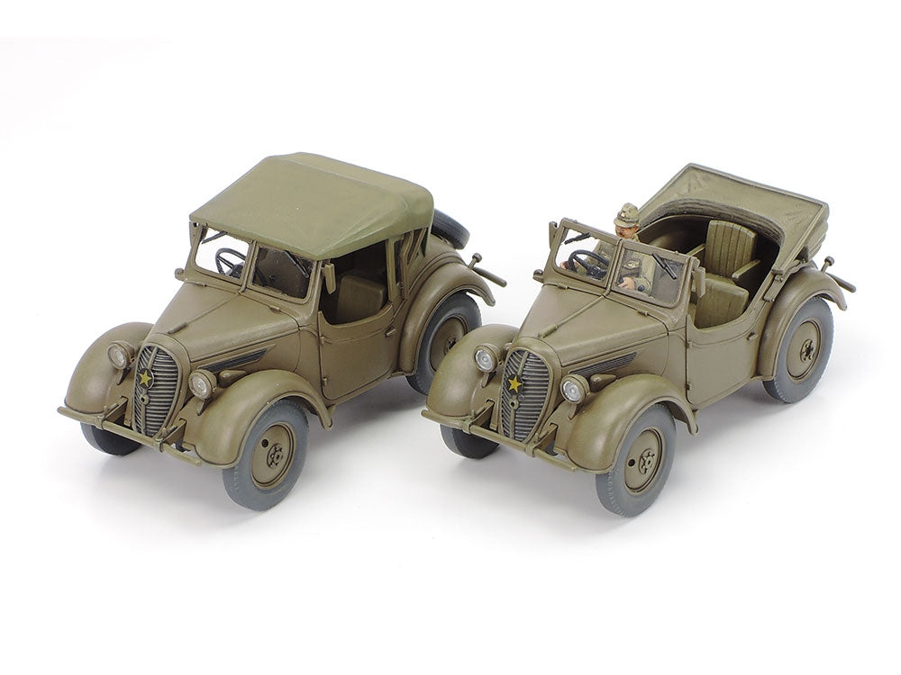 Tamiya 25217 Mitsubishi Ki-46 III Type 100 &amp;amp; 4X4 Light Vehicle Kurogane Set 1/48 – immagine 5