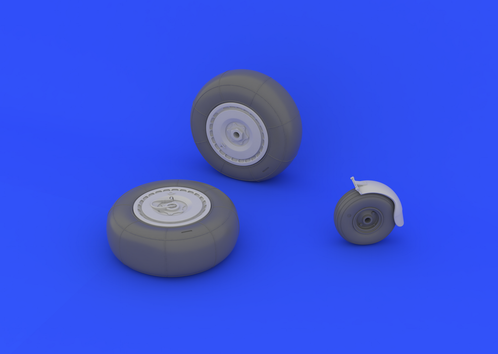 Eduard 632024 Ju 88 wheels late 1/32 (Revell) – immagine 4
