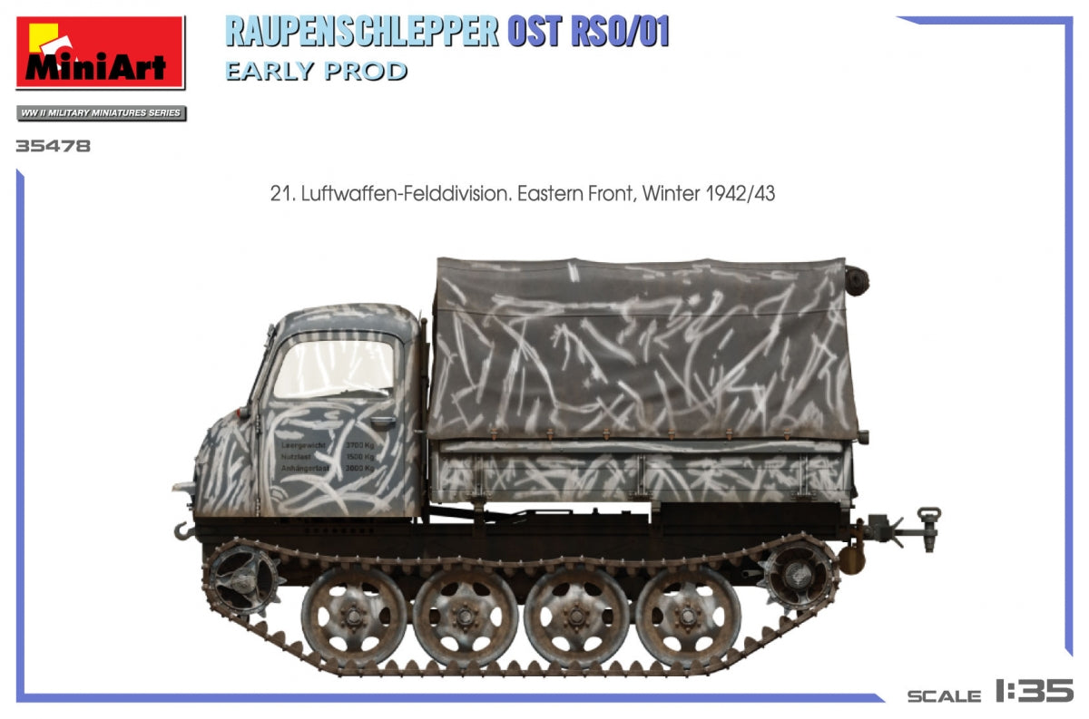 Miniart 35478 RAUPENSCHLEPPER OST RSO/01. EARLY PROD 1/35 – immagine 9
