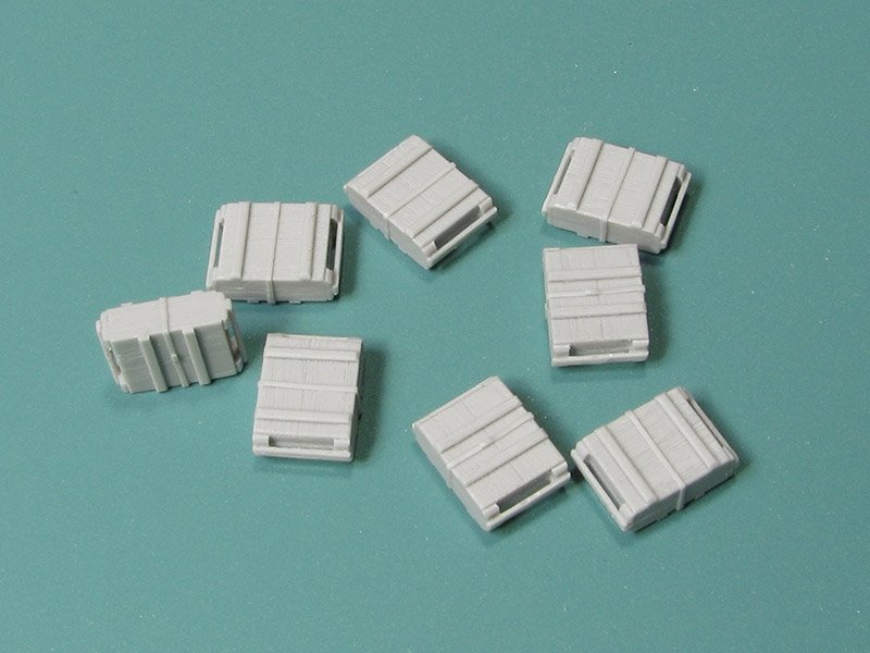 Eureka XXL E-036 Modern Russian Ammo Crates Type II for 7,62mm Ammo (for AK-47 Kalashnikov) 1/35 – imagen 2