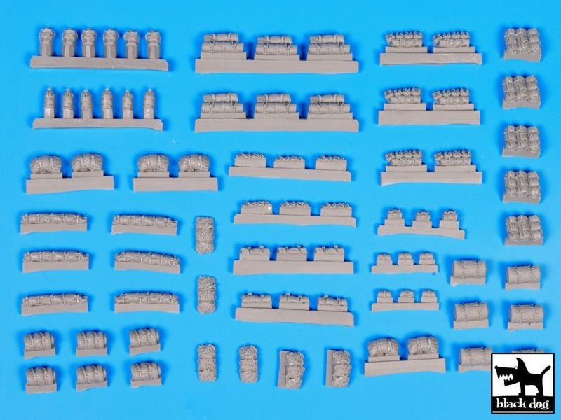 Black Dog T72055 Tentage plus bedrols 1 accessories set 1/72 – Bild 5
