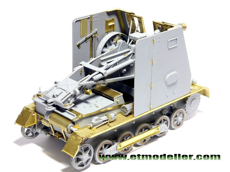 E.T. Model E35-007 WWII German Pz.Kpfw.I Ausf.B 15cm &amp;quot;BISON&amp;quot; (For DRAGON 6259) 1/35 – imagen 7