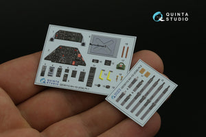 Quinta Studio QD35112 AH-1G Cobra 3D-Printed &amp;amp; coloured Interior on decal paper (ICM) 1/35 – Bild 6