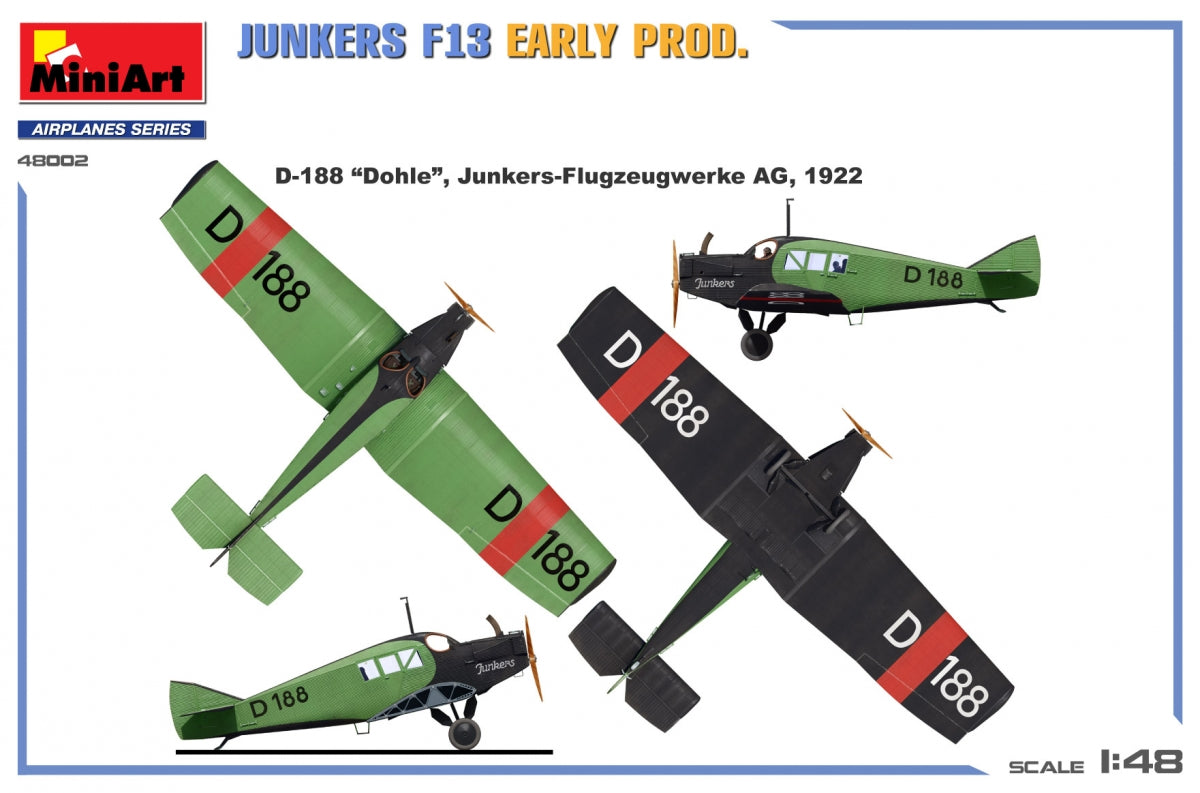 MiniArt 48002 JUNKERS F13. EARLY PROD 1/48 – imagen 24