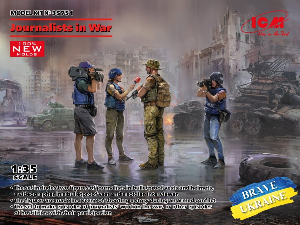 ICM 35751 Journalists in War 1/35