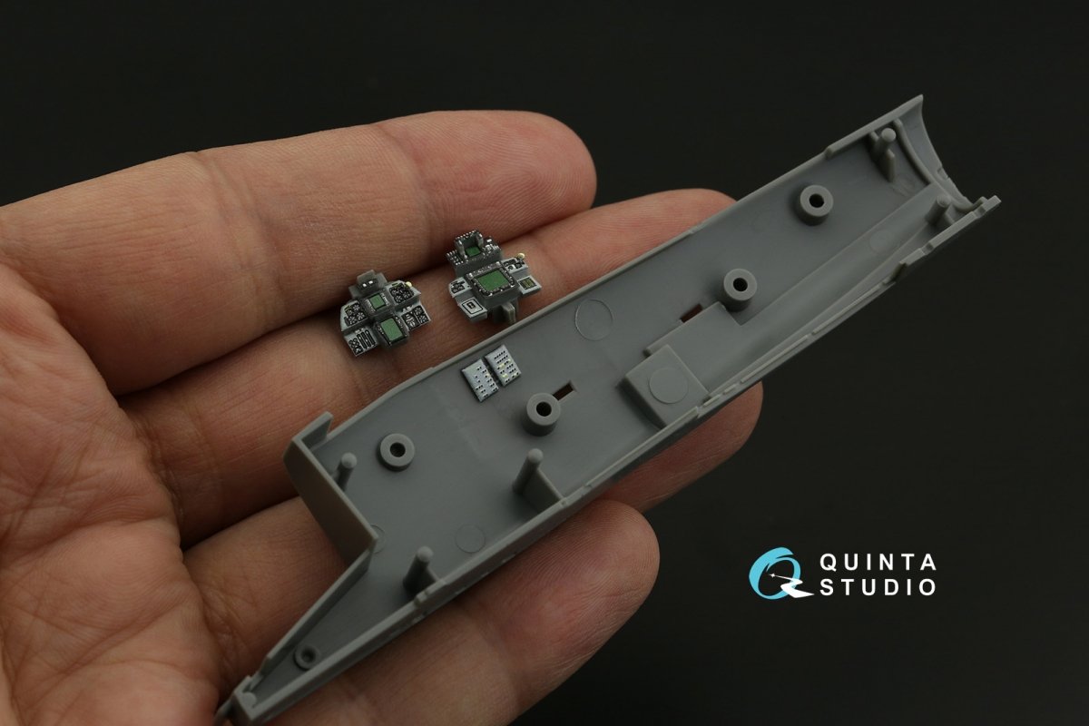 Intérieur imprimé en 3D et coloré sur papier décalcomanie Quinta Studio QD72061 F-14B (GWH) 1/72  – image 9