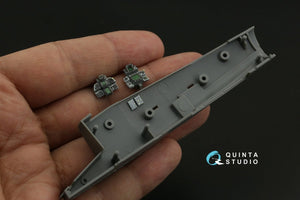 Intérieur imprimé en 3D et coloré sur papier décalcomanie Quinta Studio QD72061 F-14B (GWH) 1/72  – image 9