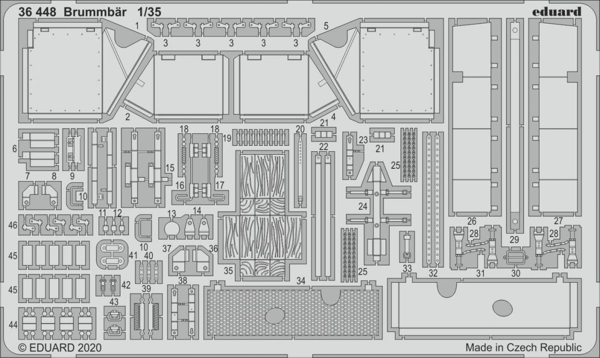 Eduard BIG3599 Brummbär 1/35 for Academy – immagine 3