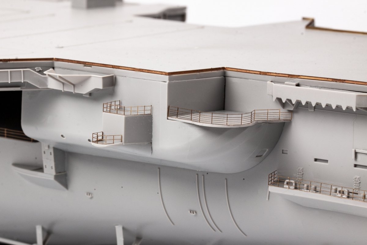Eduard 53283 USS Constellation CV-64 partie 3 - rambardes et filets de sécurité TRUMPETER 1/350 – image 12
